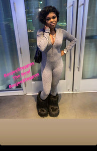 Black Fur Boots